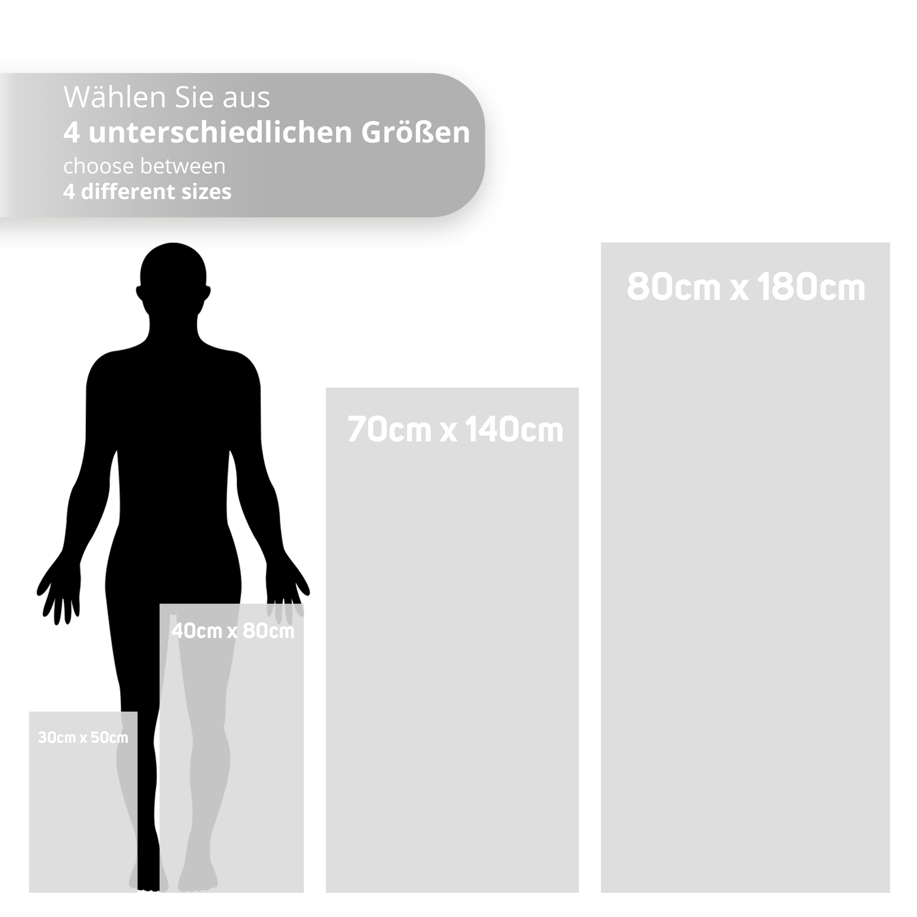 Mikrofaser Handtuch Grau 40x80 cm inkl. Meshbag