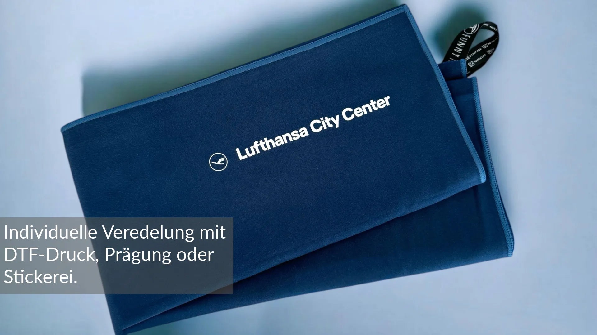 Personalisiertes FunnyTree Mikrofaser Handtuch bedruckt