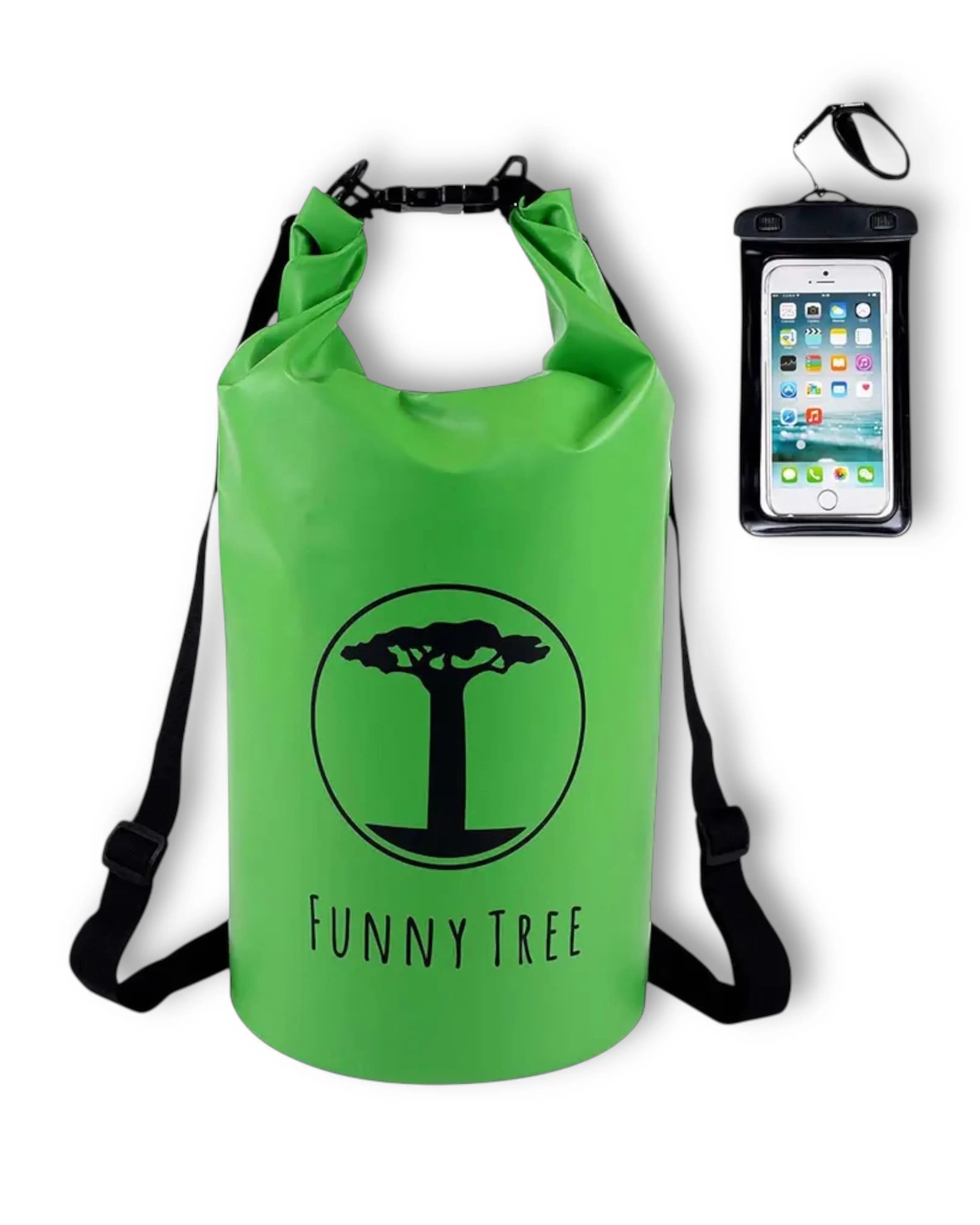 Drybag Trockentasche – Wasserdichter Packsack | Grün