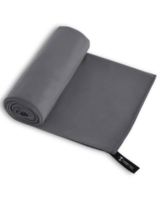 Nachhaltiges EcoGreen Mikrofaserhandtuch | Dunkelgrau