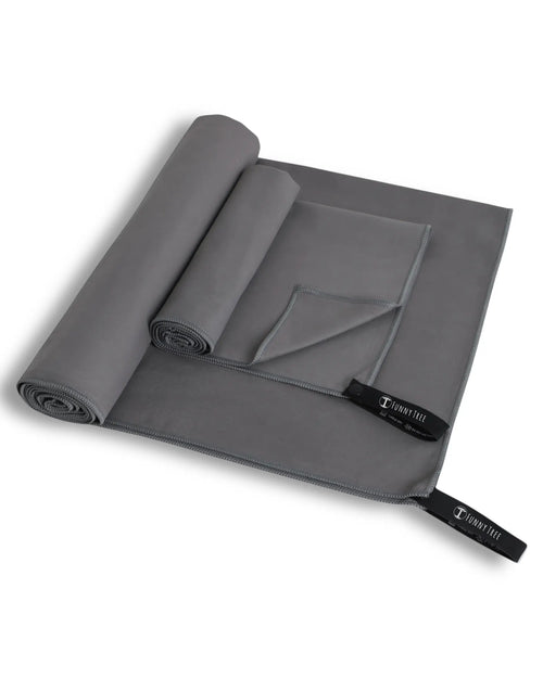 Nachhaltiges EcoGreen Mikrofaserhandtuch | Dunkelgrau