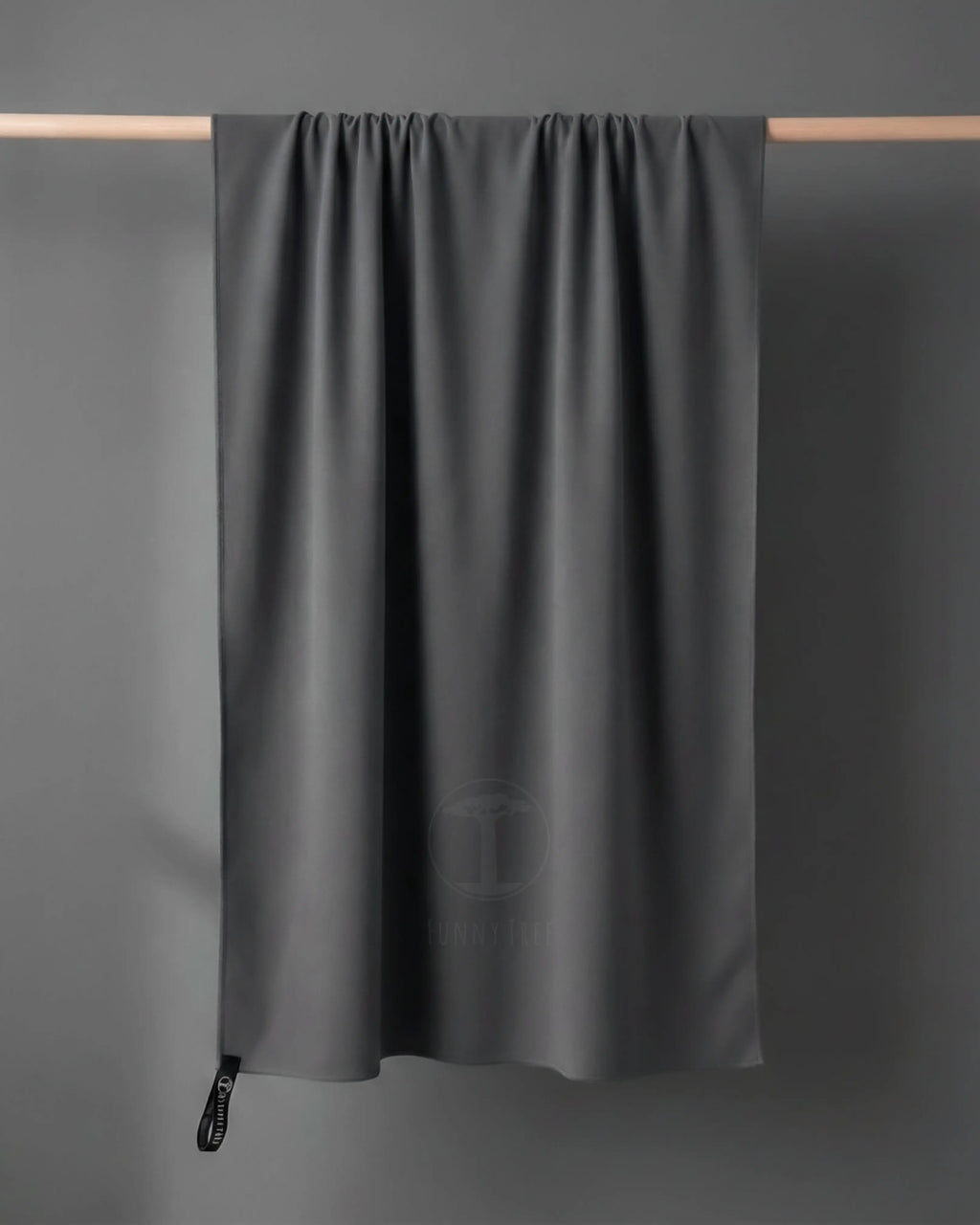 Nachhaltiges EcoGreen Mikrofaserhandtuch | Dunkelgrau