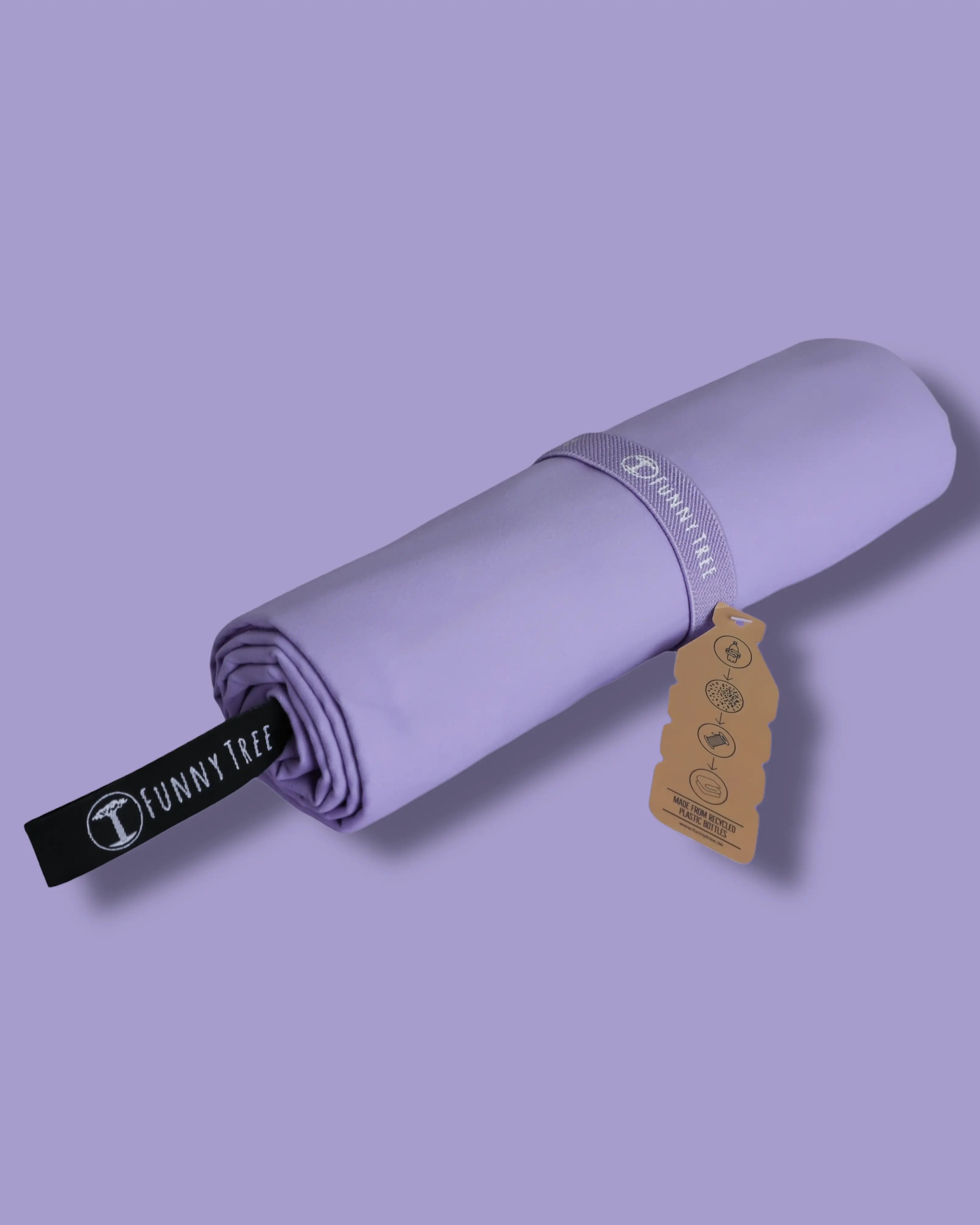 Nachhaltiges EcoGreen Mikrofaserhandtuch | Lavendel