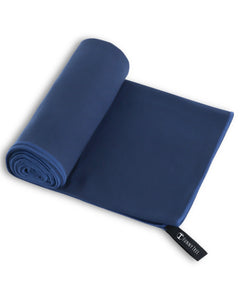 EcoGreen Mikrofaserhandtuch aus recyceltem Polyester | Nachtblau