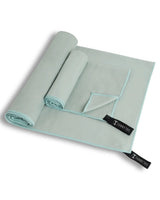 Nachhaltiges EcoGreen Mikrofaserhandtuch | Salbei