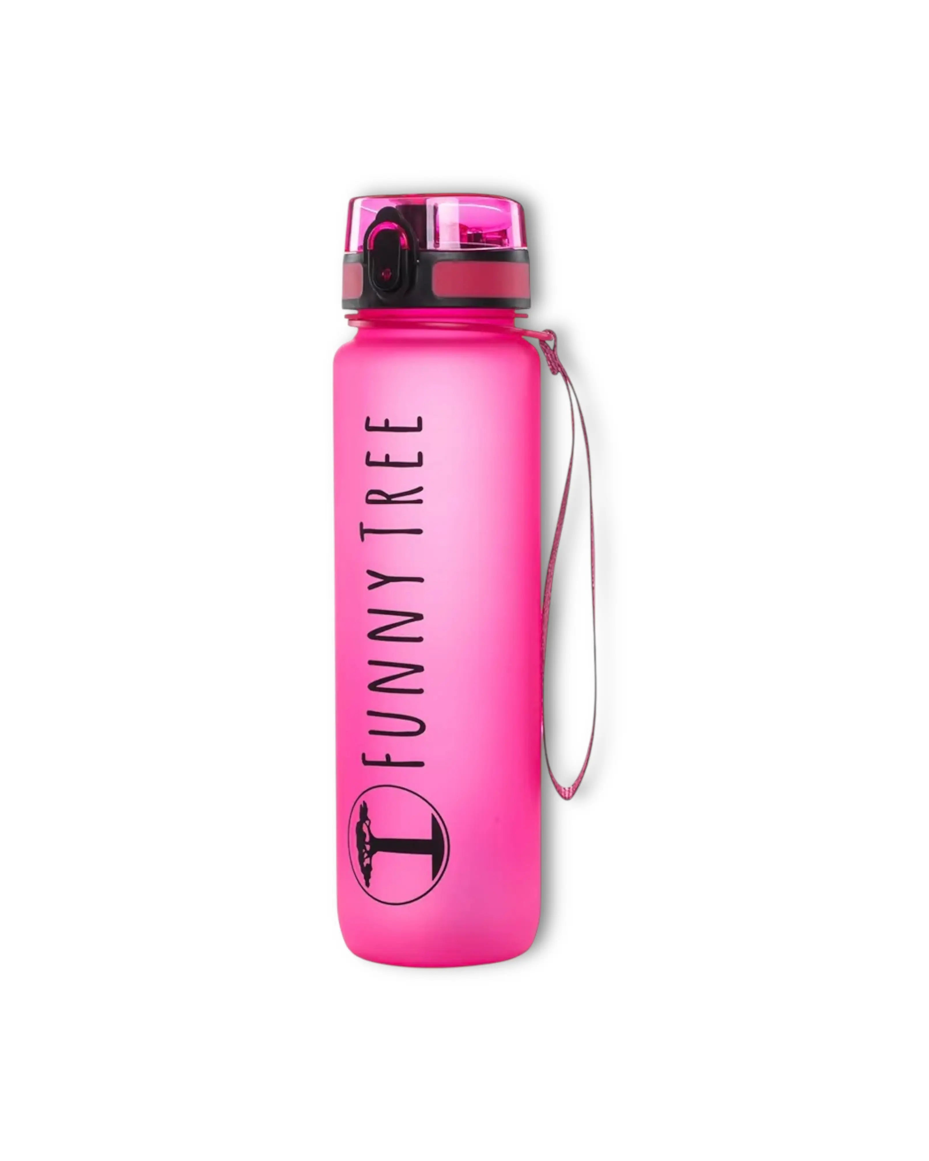 Trinkflasche Hot Pink – leicht & BPA-frei aus Tritan