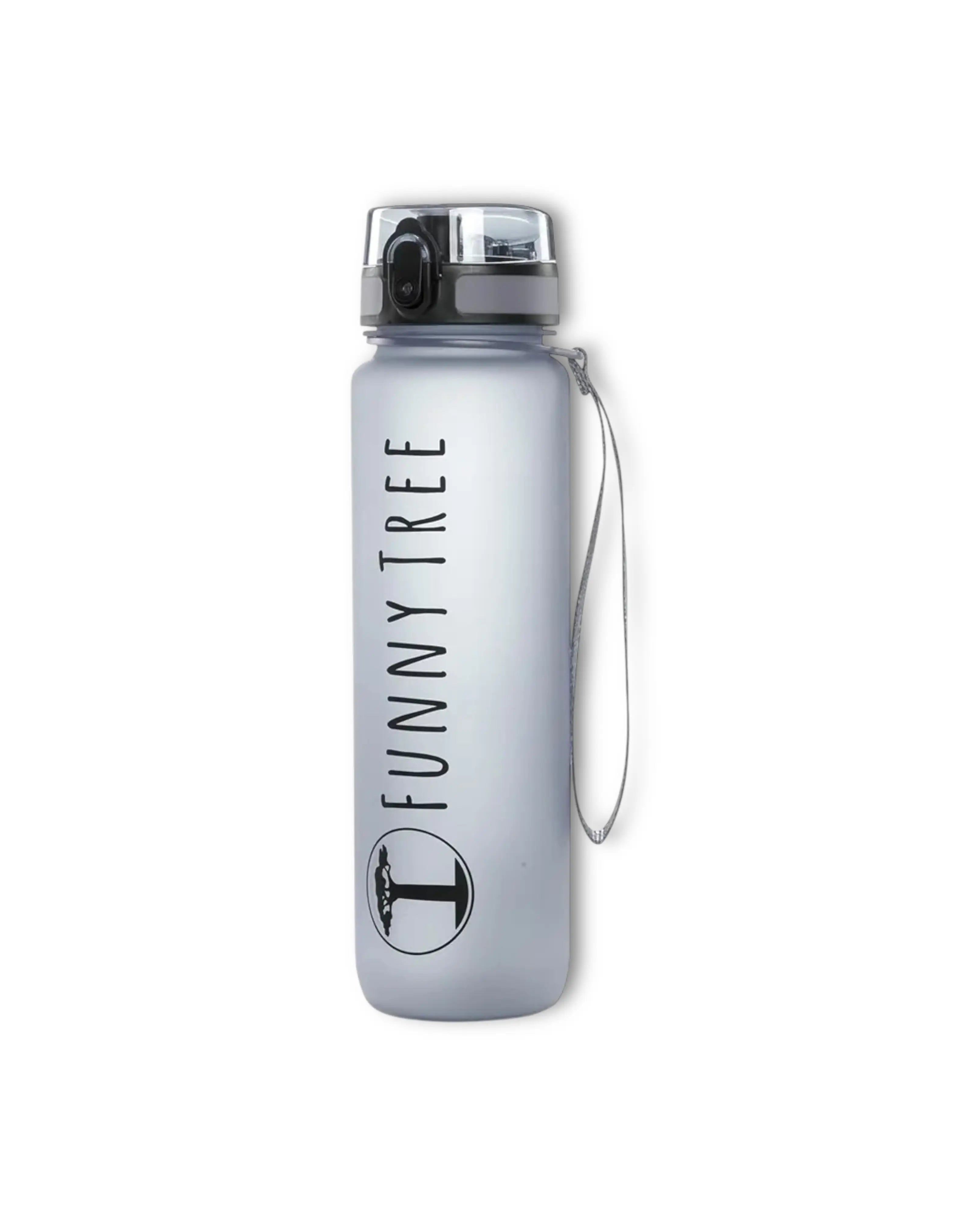 Trinkflasche Steel Grey – robust & BPA-frei aus Tritan