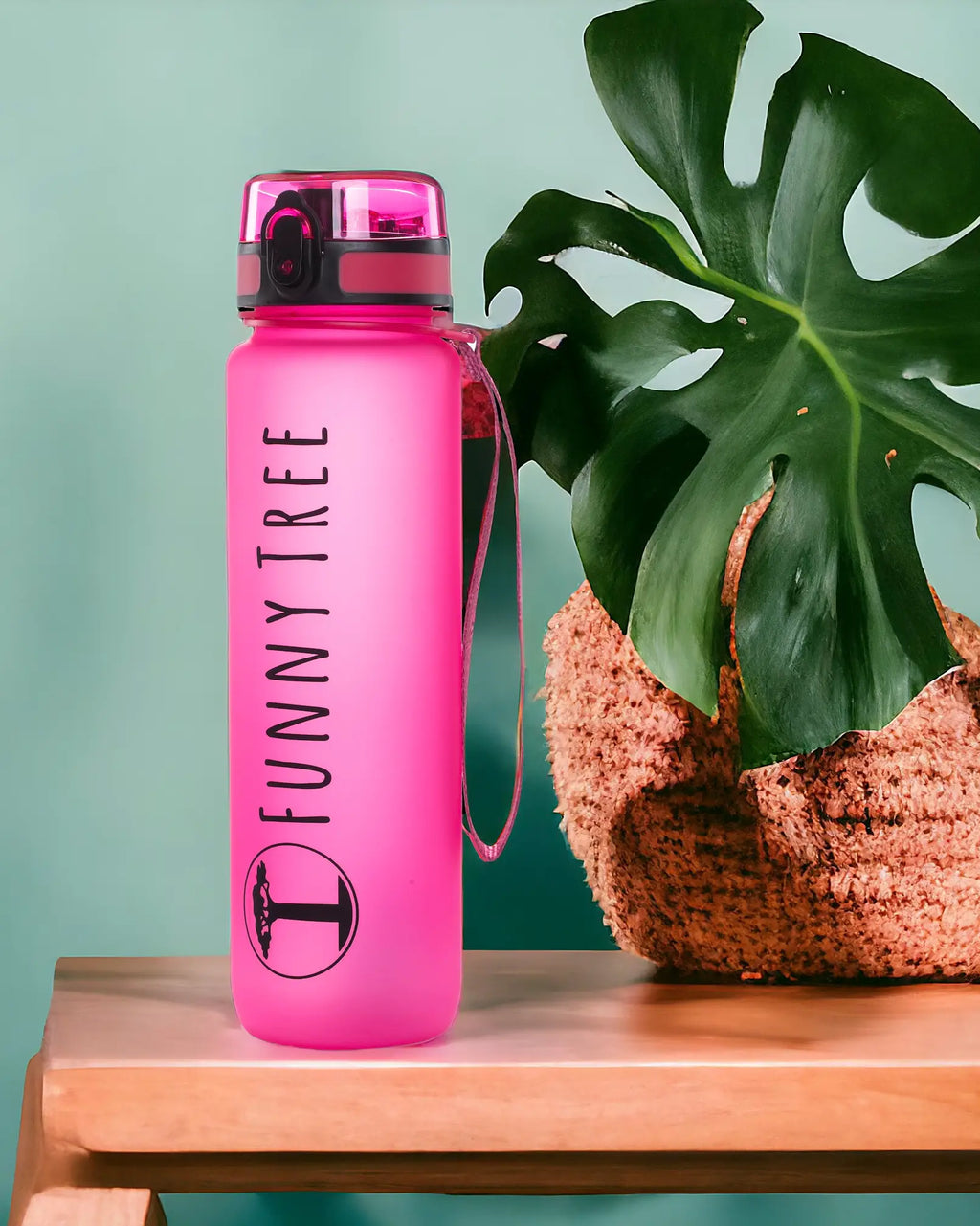 BPA-freie Trinkflasche aus Tritan | Hot Pink