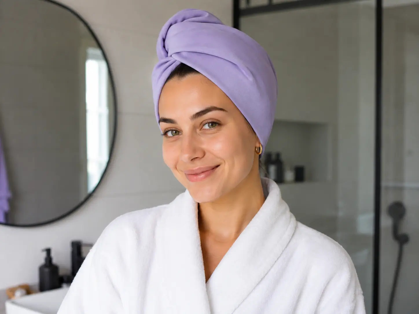 Mikrofaser Haarhandtuch für gesunde Haare