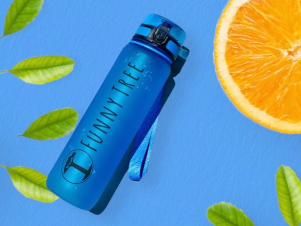 Kältebeständige Funny-Tree BPA-freie Tritan-Trinkflasche