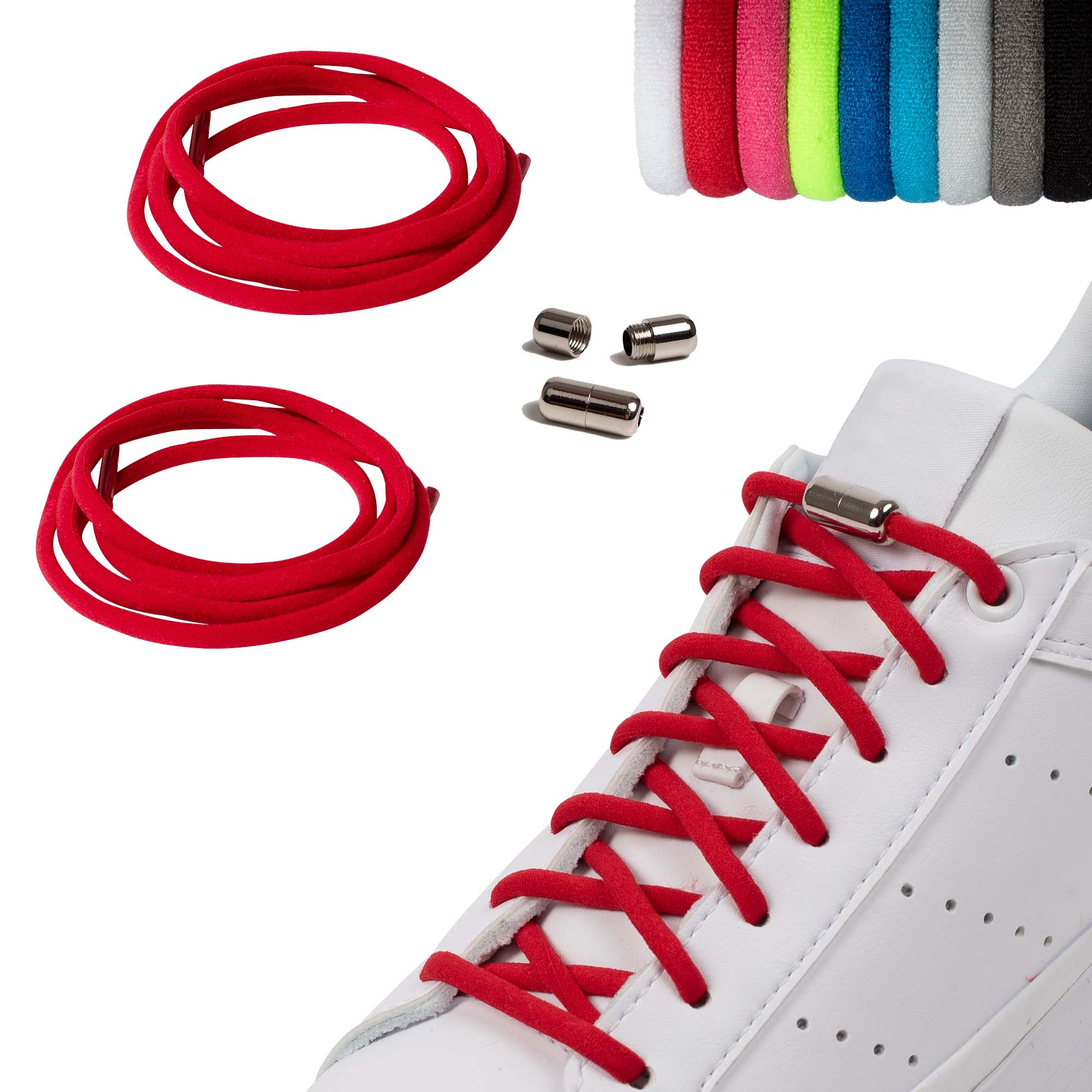 funnytree-elastische-schnuersenkel-speed-locks-pure-red