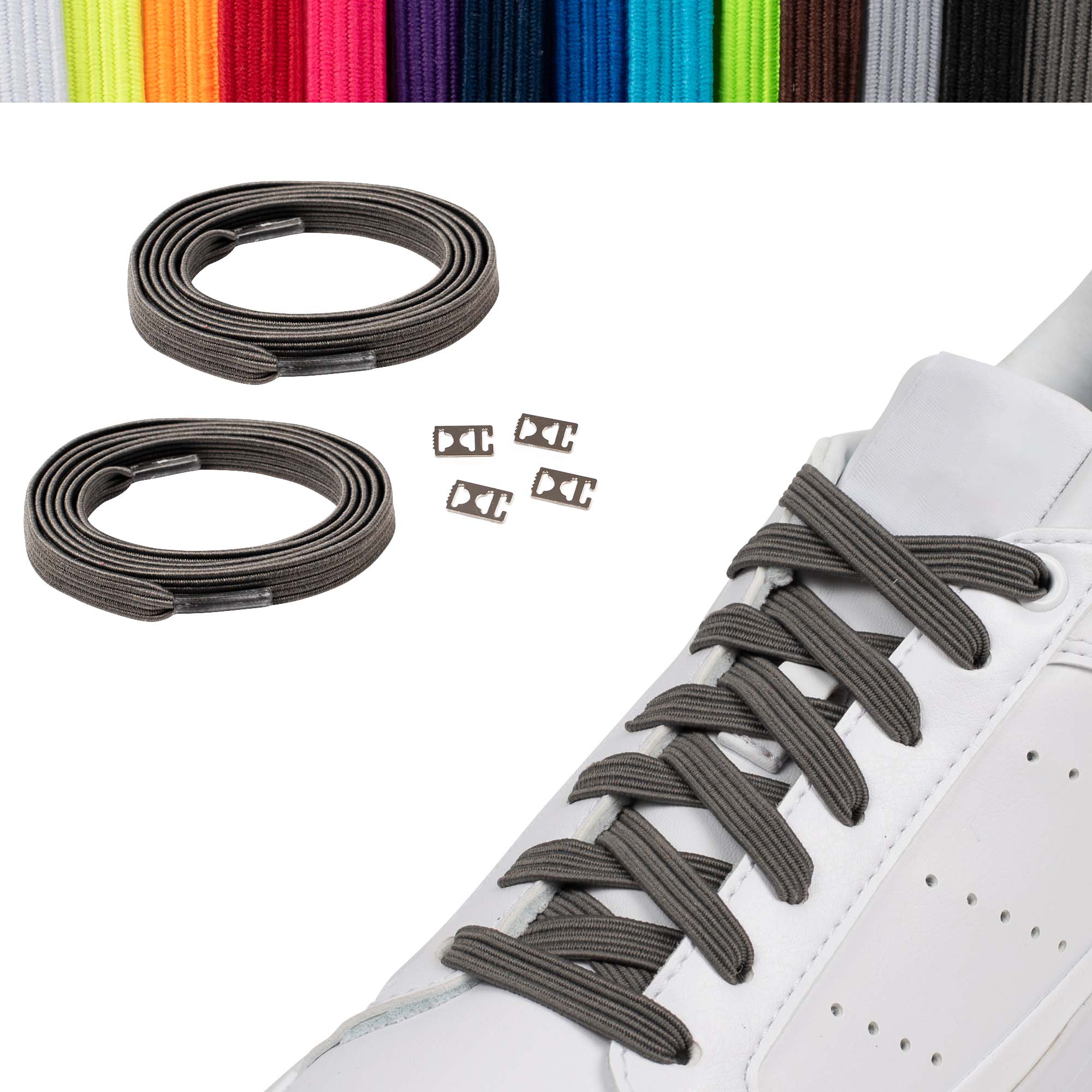 funnytree-elastische-schnuersenkel-speed-locks-casual-dark-grey