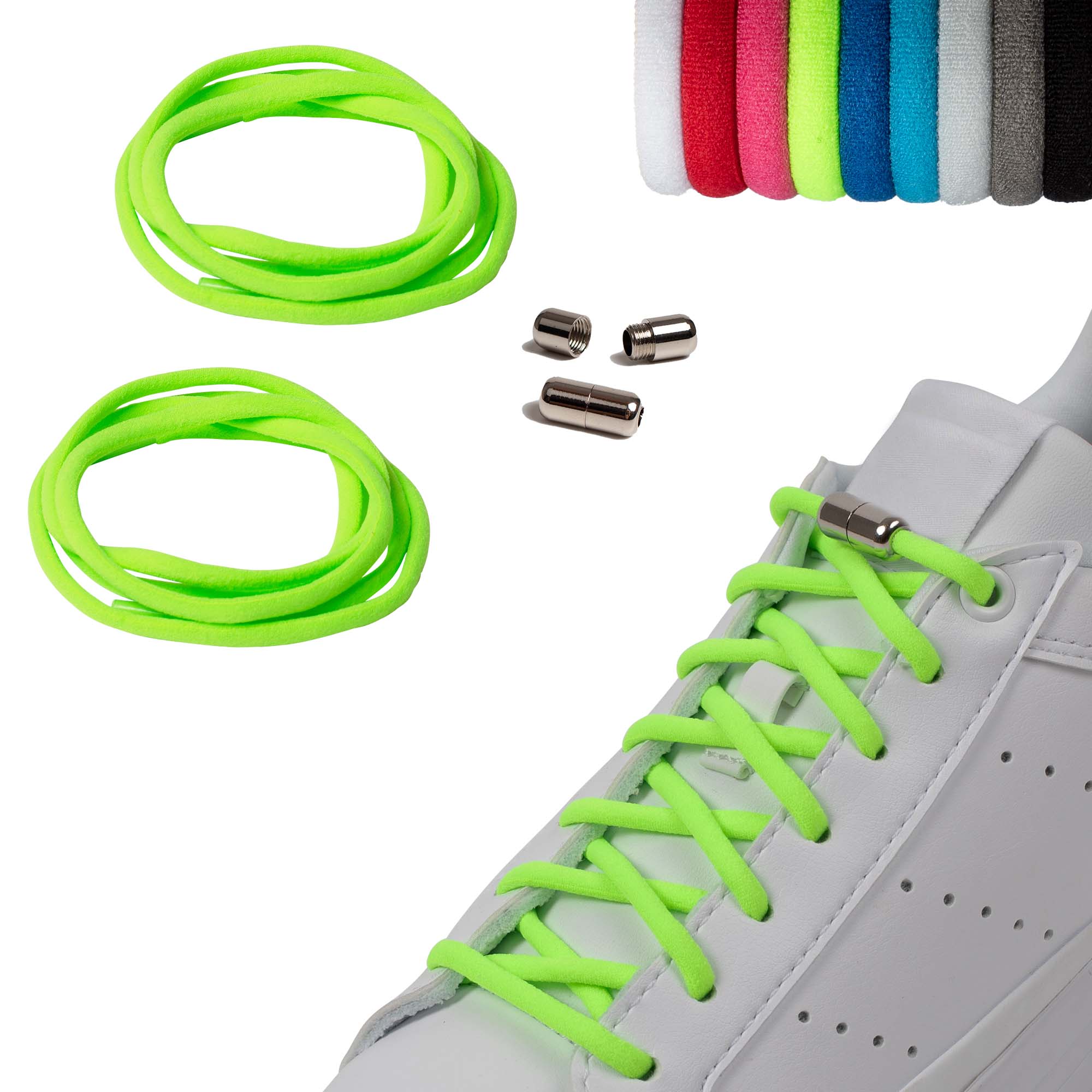 funnytree-elastische-schnuersenkel-speed-locks-pure-neon-green