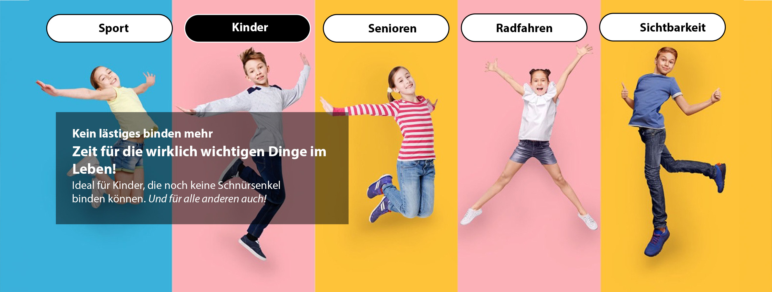 elastische Schnuersenkel-funny-tree-Speed-locks-active-kinder