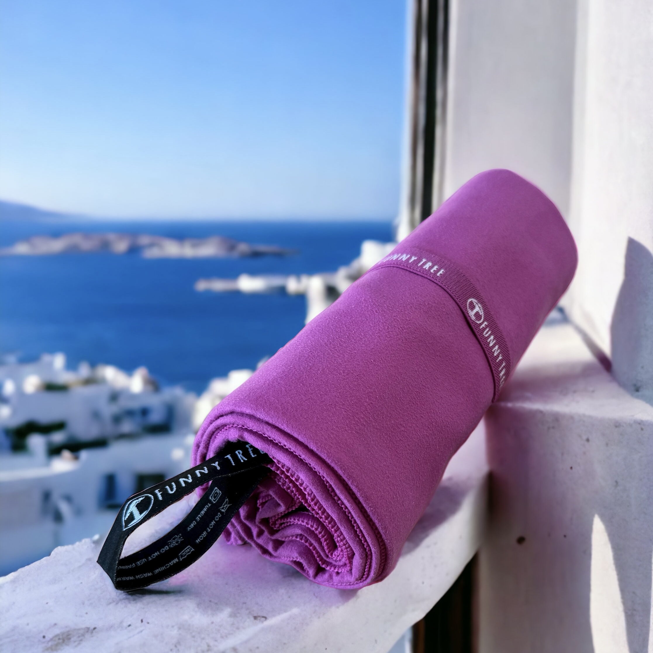 Handtuch_EcoGreen_fuchsia_Urlaub