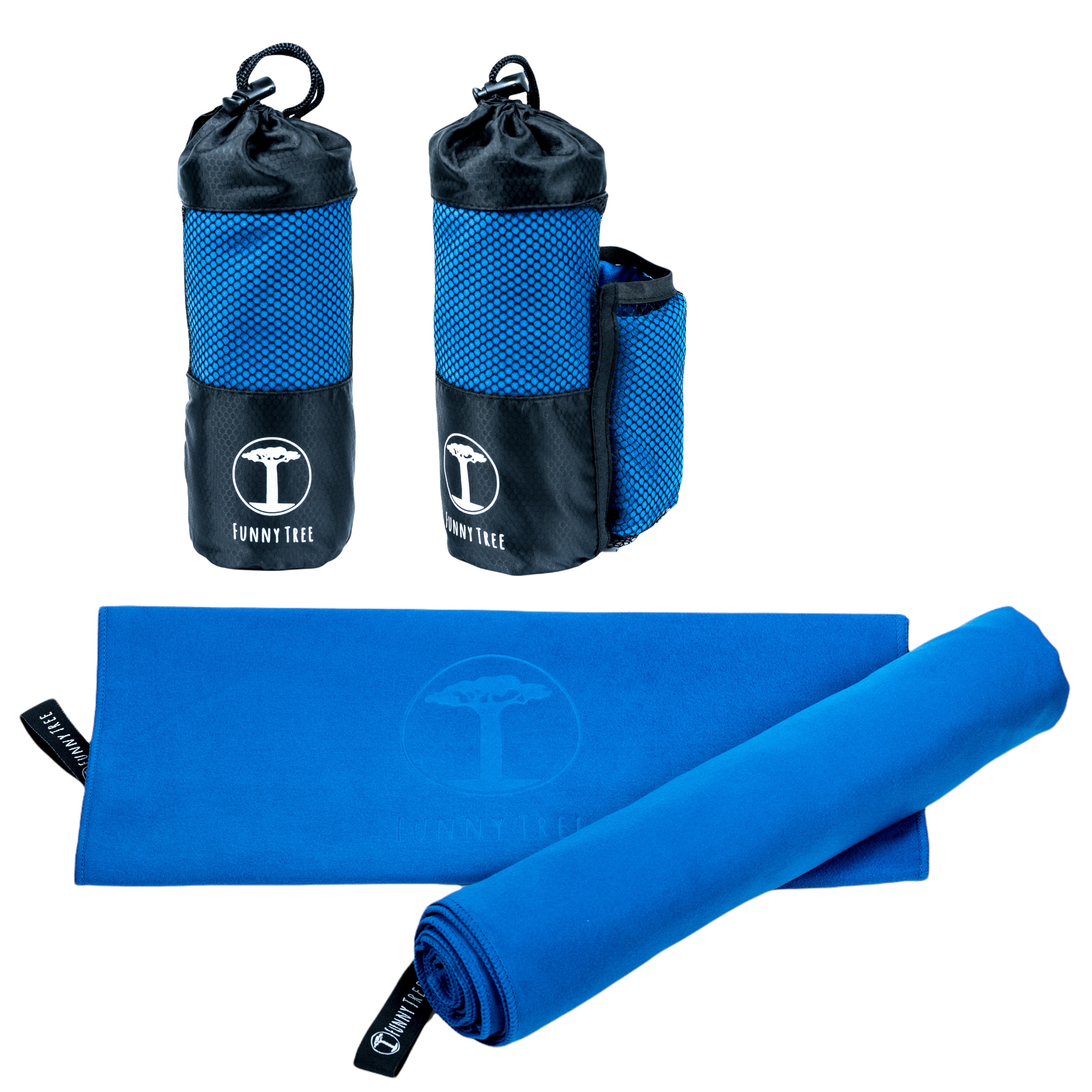 Mikrofaser Handtuch I 2er Set 70x140cm + 40x80cm